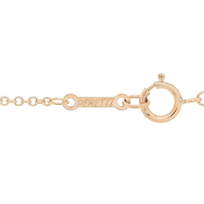 Tiffany 18K Yellow Gold 20mm Elsa Peretti Bean Pendant Necklace 9 of 14
