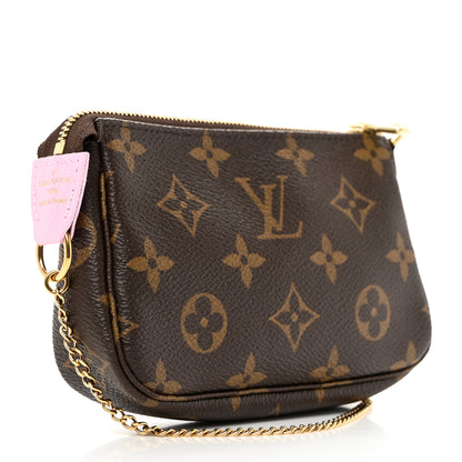 Louis Vuitton Monogram 2021 Christmas Animation Japanese Garden Mini Pochette Accessories Wisteria Pink 4 of 8