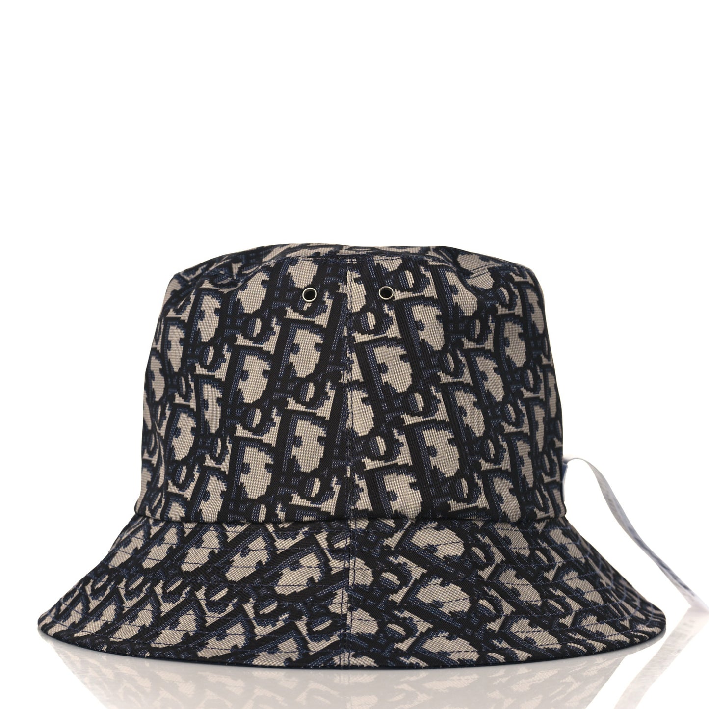 Polyester Cotton Oblique Teddy-D Brim Bucket Hat 58 Navy