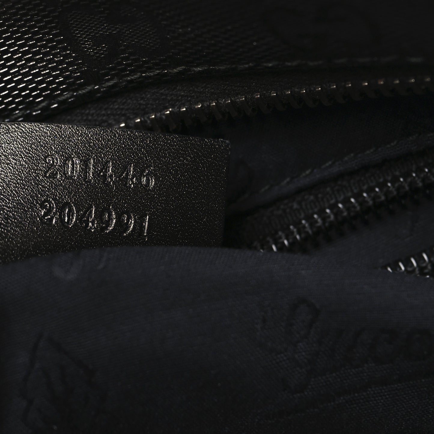 Imprime Monogram Medium Flat Messenger Bag Black