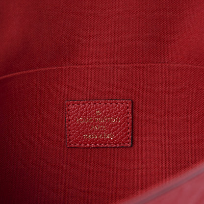 Louis Vuitton Empreinte Pochette Felicie Chain Wallet Scarlet 9 of 11