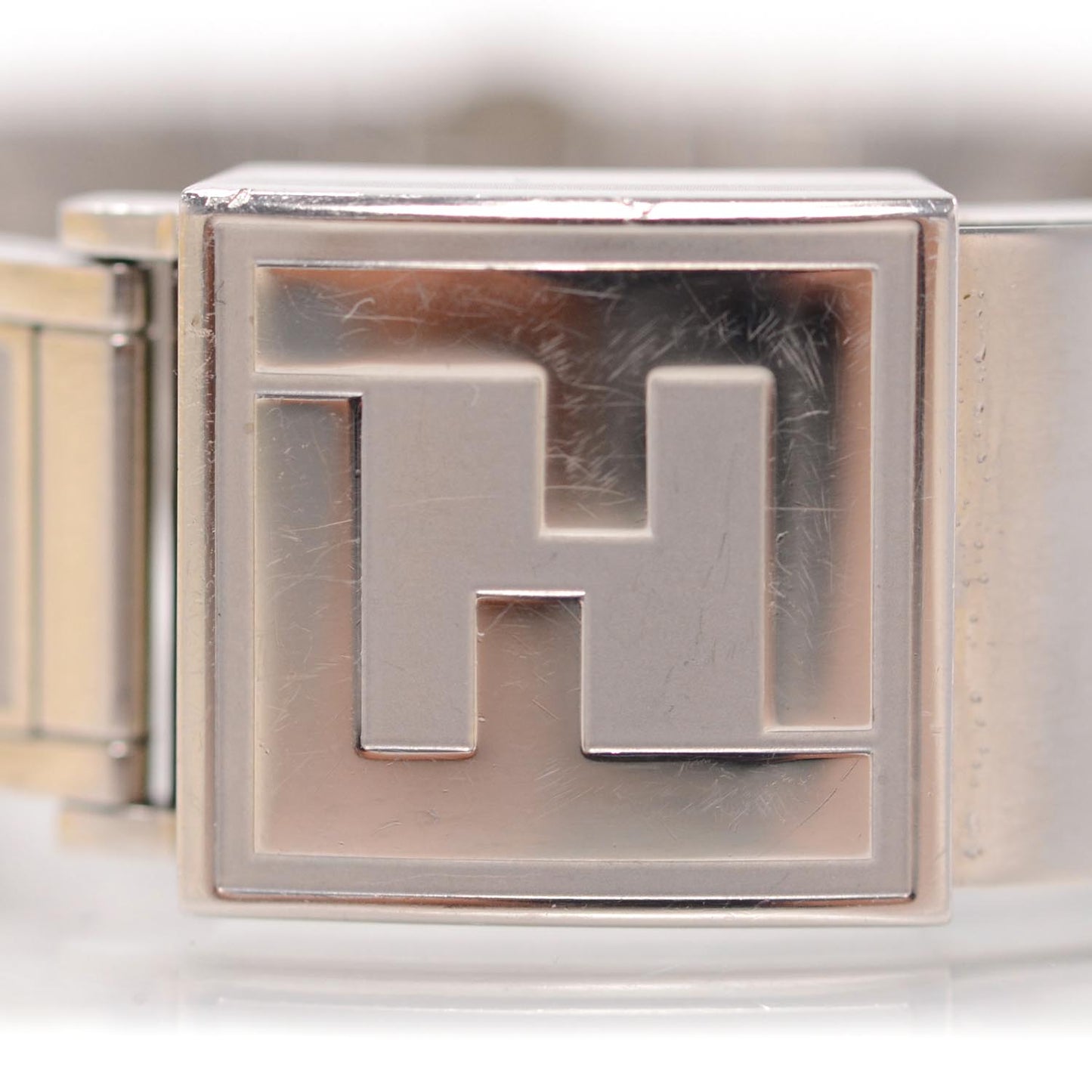 Stainless Steel Diamond Pave 18mm Quartz Watch