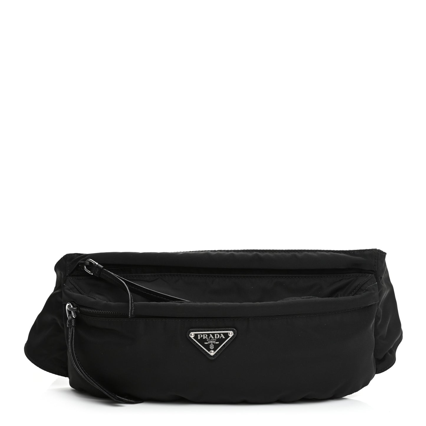 Tessuto Nylon Montagna Belt Bag Black