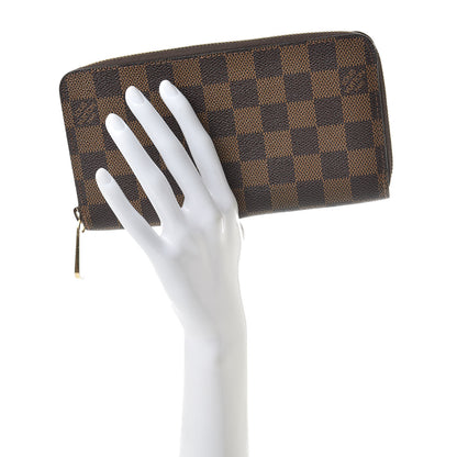 Louis Vuitton Damier Ebene Zippy Wallet 2 of 16