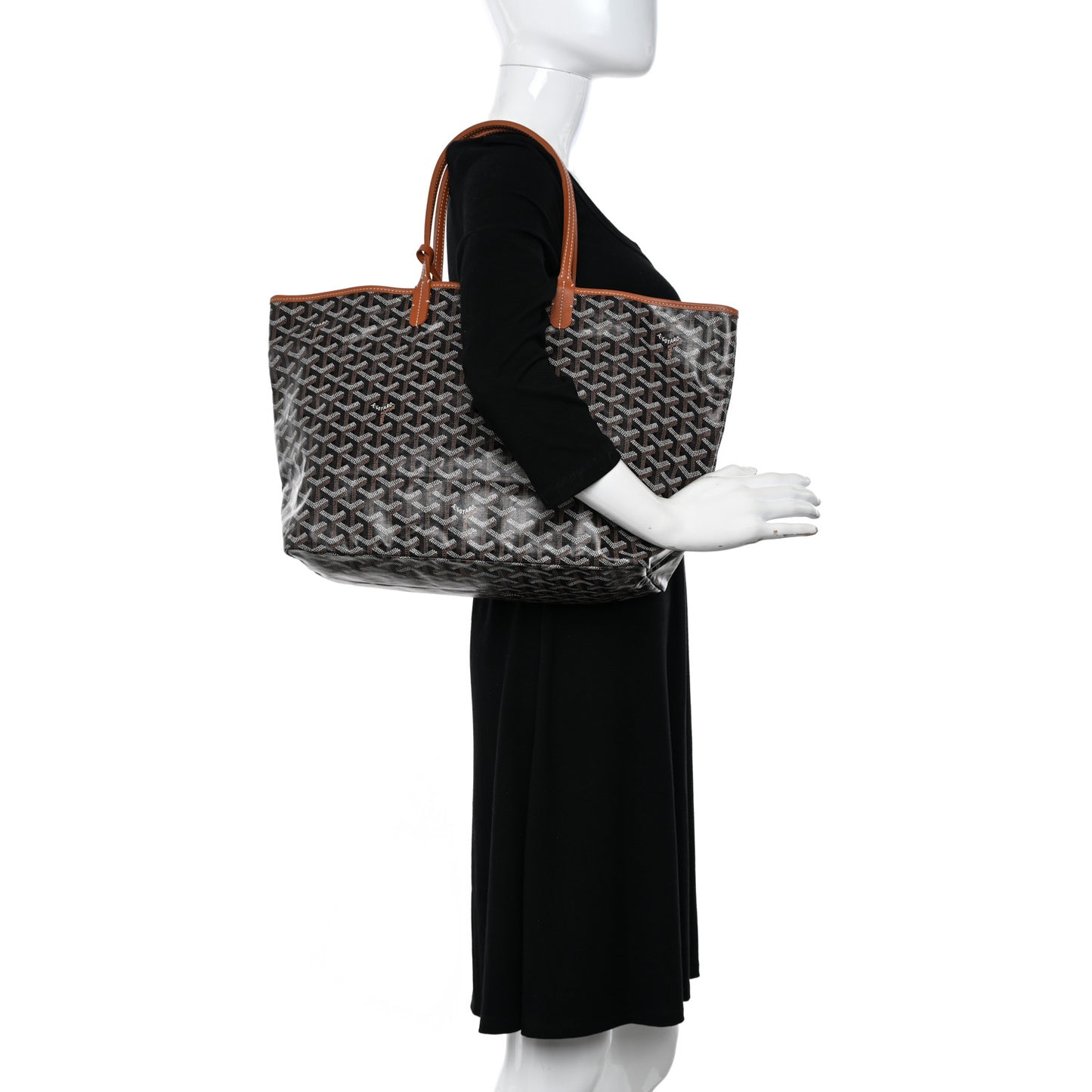 Goyardine Saint Louis PM Black Gold