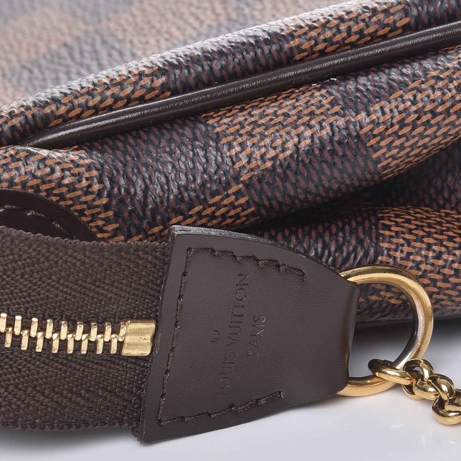 Louis Vuitton Damier Ebene Eva Clutch 6 of 10
