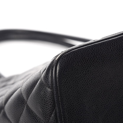 Chanel Caviar Quilted Medallion Tote Black 14 of 15