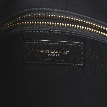 Saint Laurent Lambskin Quilted Le Maillon Chain Strap Crossbody Crema Soft 6 of 10
