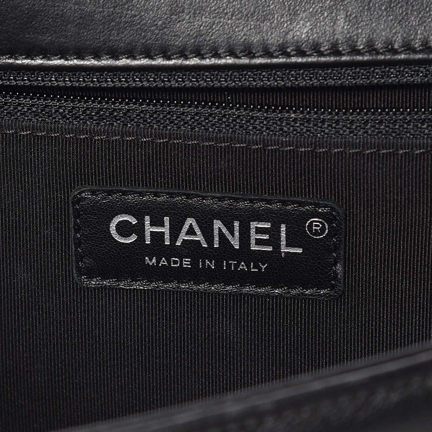 Chanel Lambskin Quilted New Medium Boy Flap Black 8 of 10