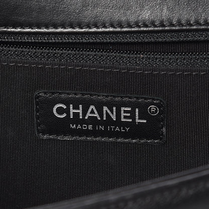 Chanel Lambskin Quilted New Medium Boy Flap Black 8 of 10