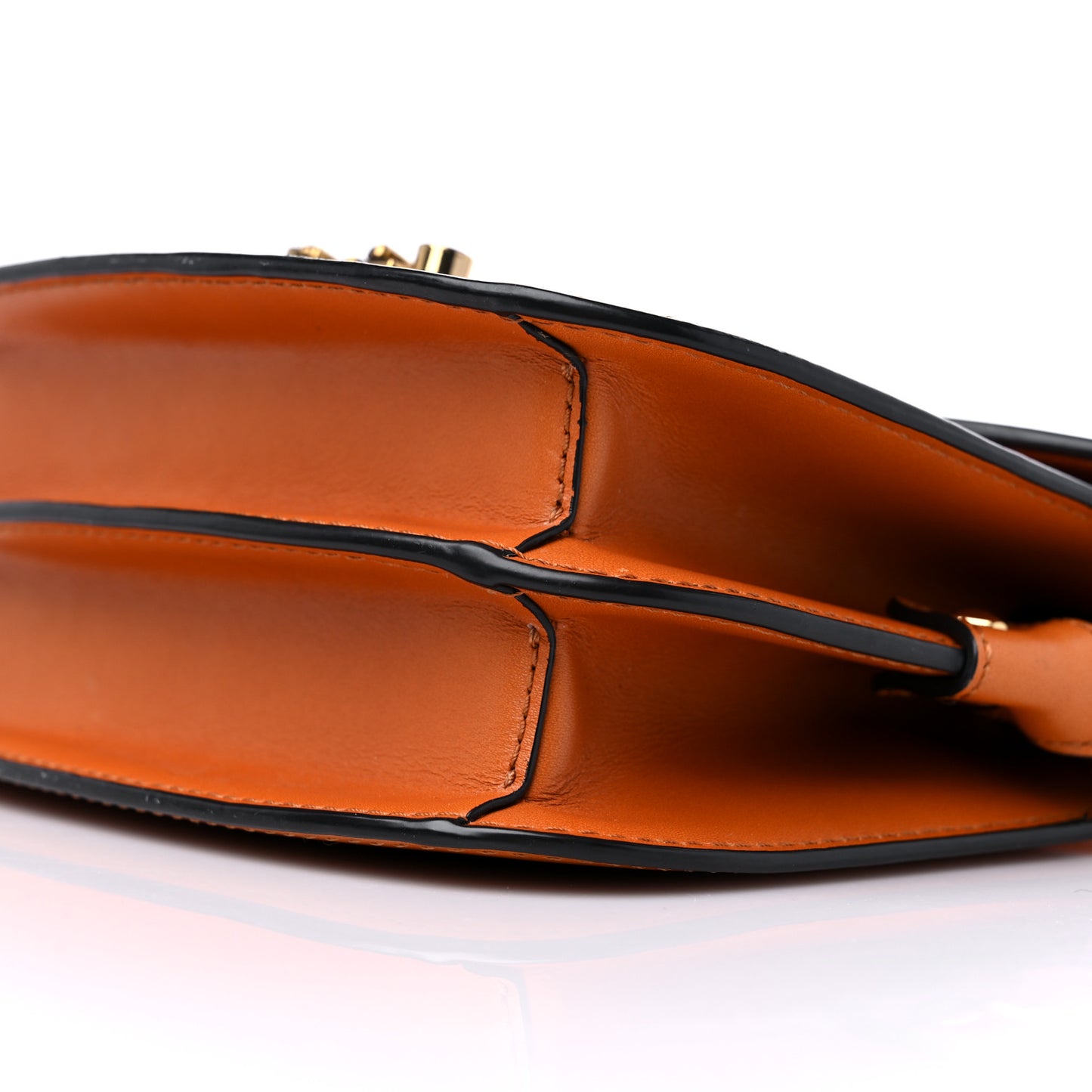 Grained Calfskin Patricia Park Avenue Crossbody Bag Cognac