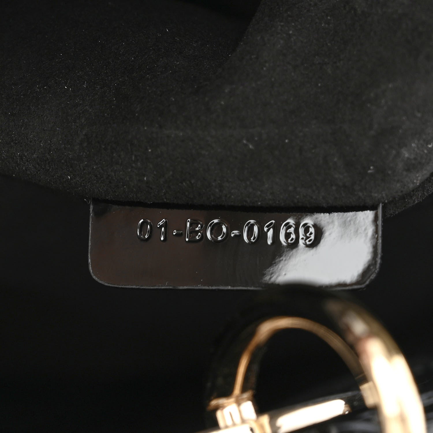 Christian Dior Patent Cannage Large Lady Dior Black 7 of 8