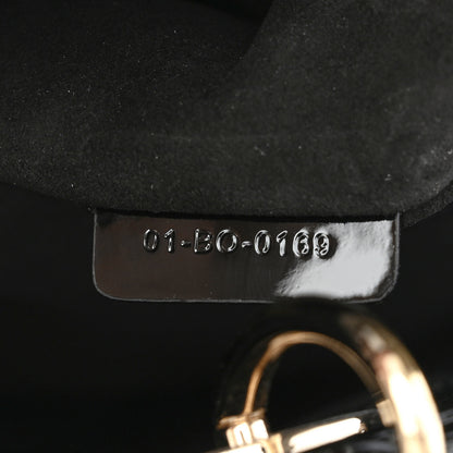 Christian Dior Patent Cannage Large Lady Dior Black 7 of 8