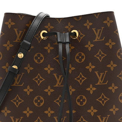 Louis Vuitton Monogram Neonoe MM Black 7 of 9