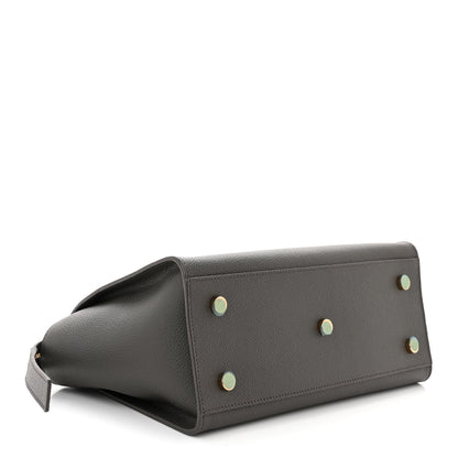 Saint Laurent Calfskin Baby Monogram Downtown Cabas Pebble 4 of 10