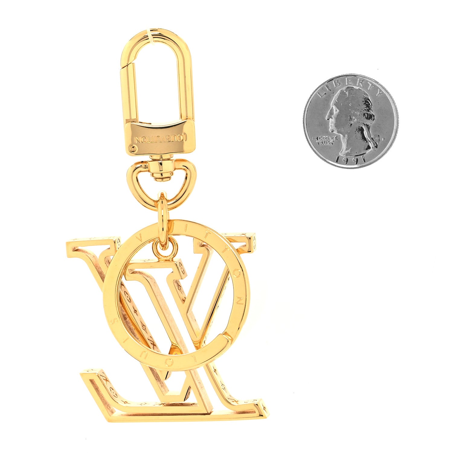 Louis Vuitton Millionaires Bag Charm Key Holder Gold 2 of 5