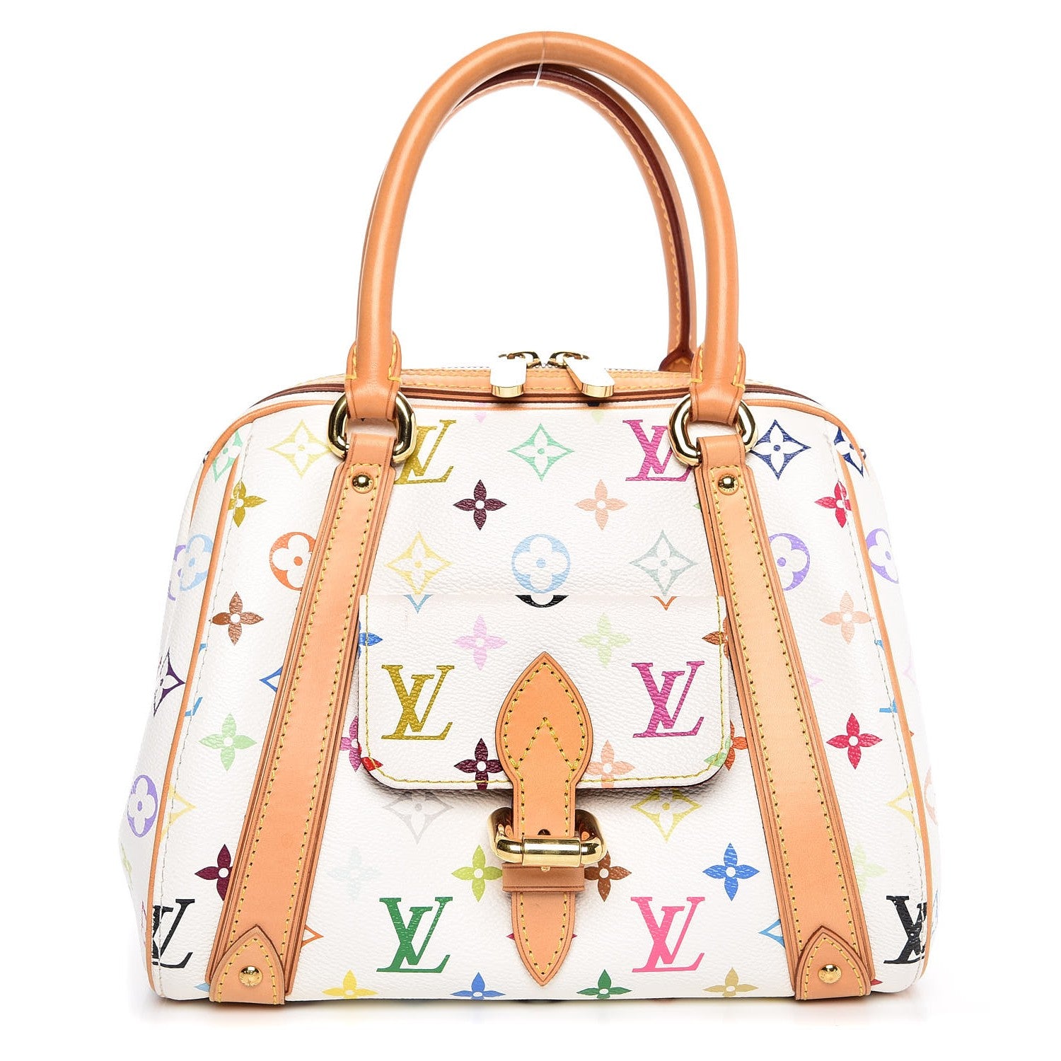 Louis Vuitton Monogram Multicolor Priscilla White 1 of 9