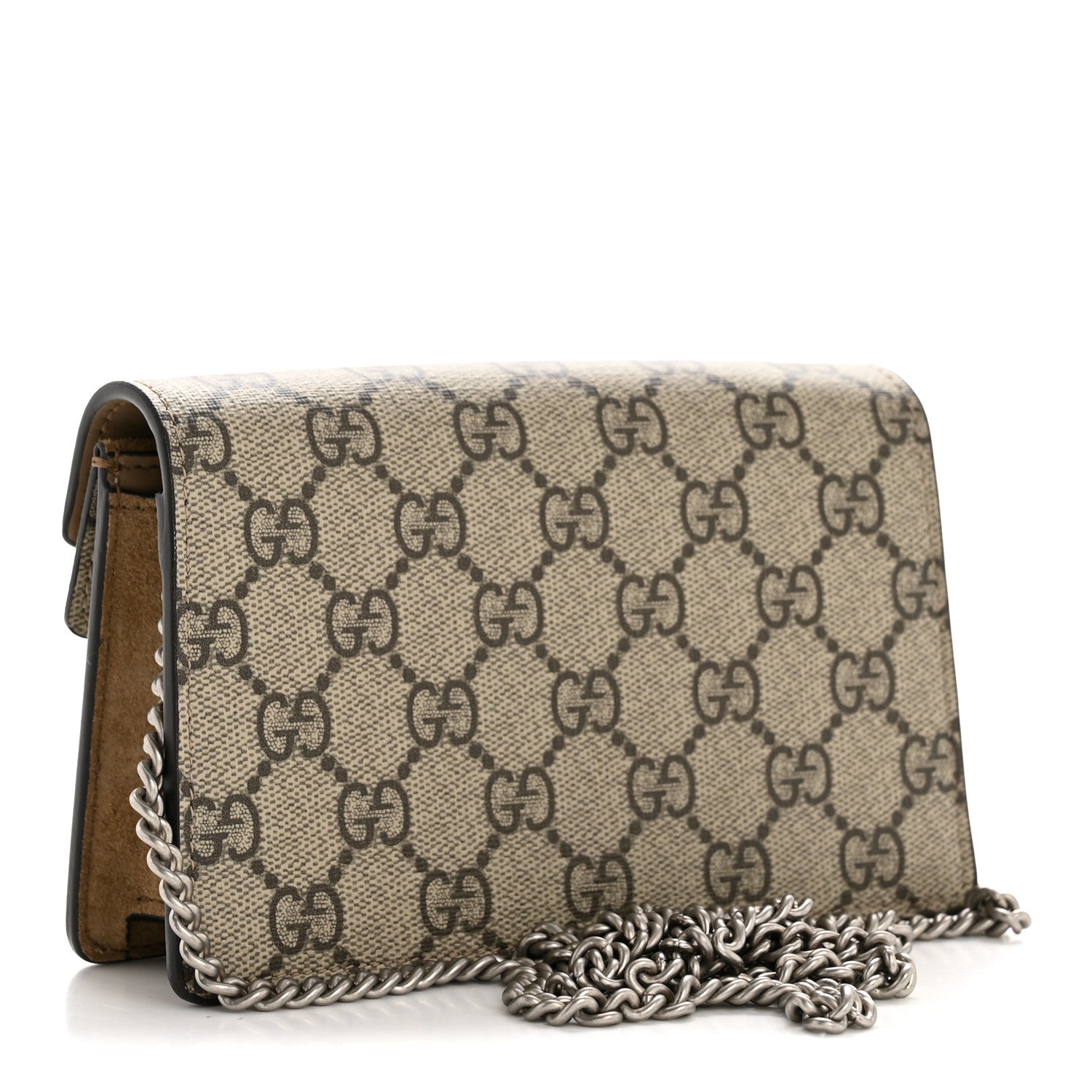 Gucci GG Supreme Monogram Super Mini Dionysus Shoulder Bag Taupe 3 of 12
