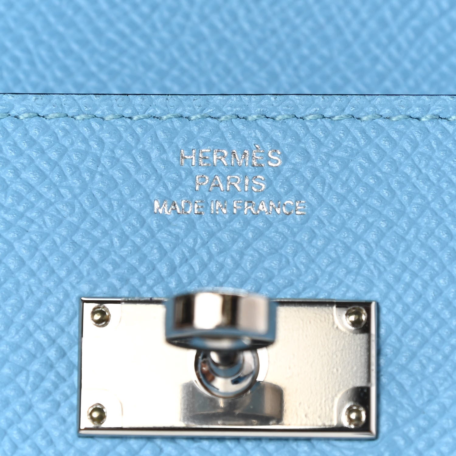 Hermes Epsom Kelly Longue Wallet Celeste 7 of 8