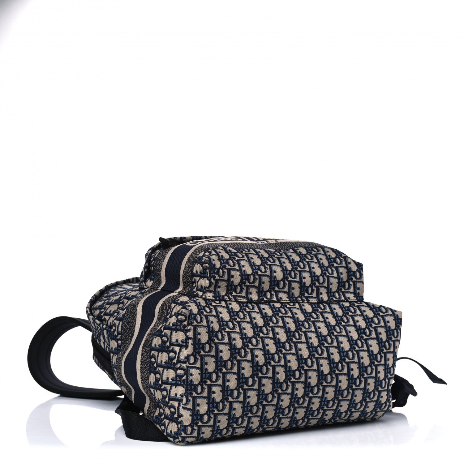 Christian Dior Oblique Diortravel Backpack Blue 3 of 4