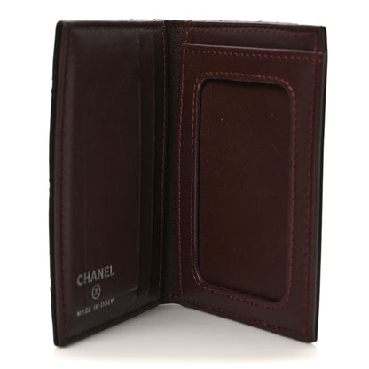 Chanel Lambskin Quilted Card Holder Wallet Black 5 of 7