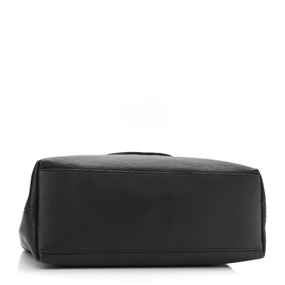 Gucci Pebbled Calfskin Studded Medium Soho Chain Shoulder Bag Black 4 of 14