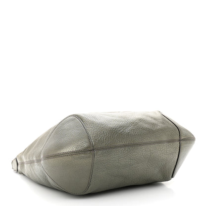 Gucci Metallic Pebbled Calfskin Medium Soho Chain Hobo Sasso 4 of 10