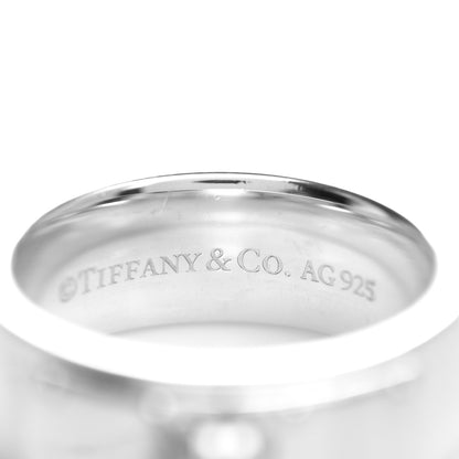 Tiffany Sterling Silver Return To Tiffany Lock Love Ring 50 5.5 4 of 4