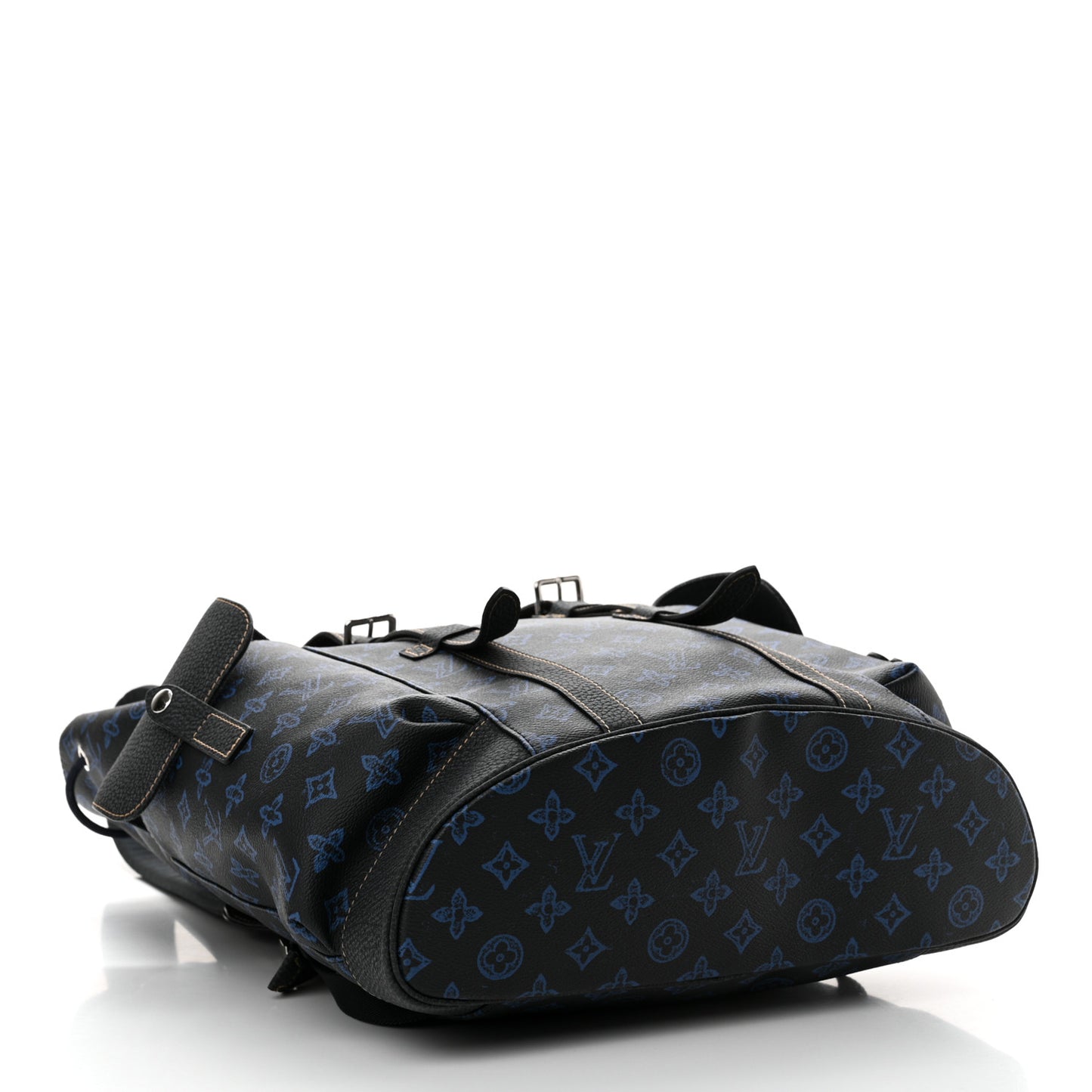 Monogram LV Record Christopher MM Backpack Blue