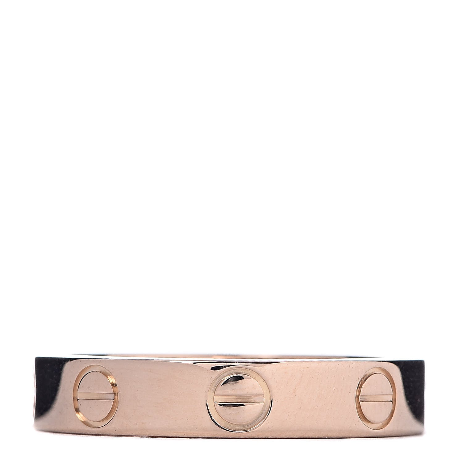 Cartier 18K Pink Gold 3.5mm LOVE Wedding Band Ring 50 5.25 3 of 4