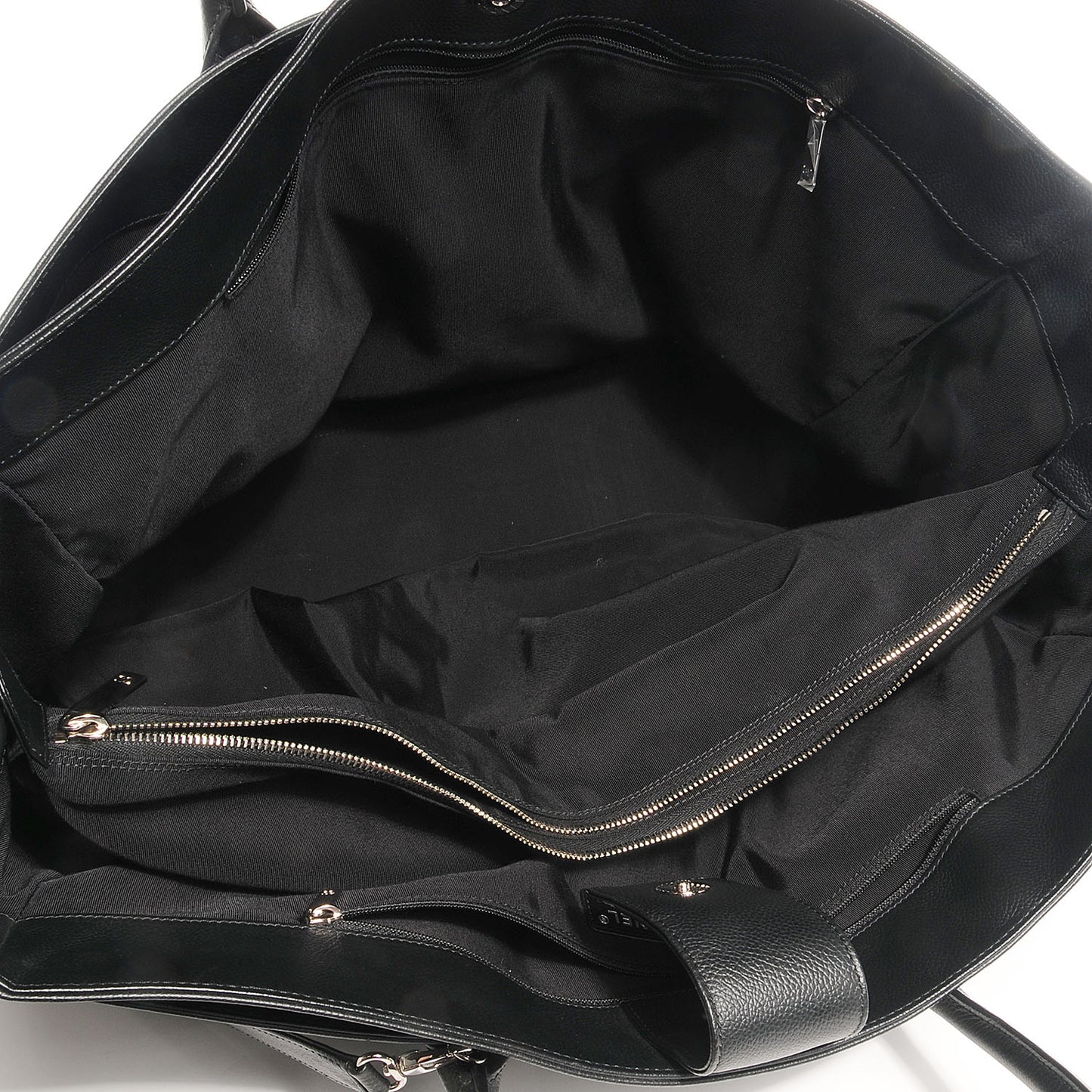Calfskin XL Cerf Tote Black