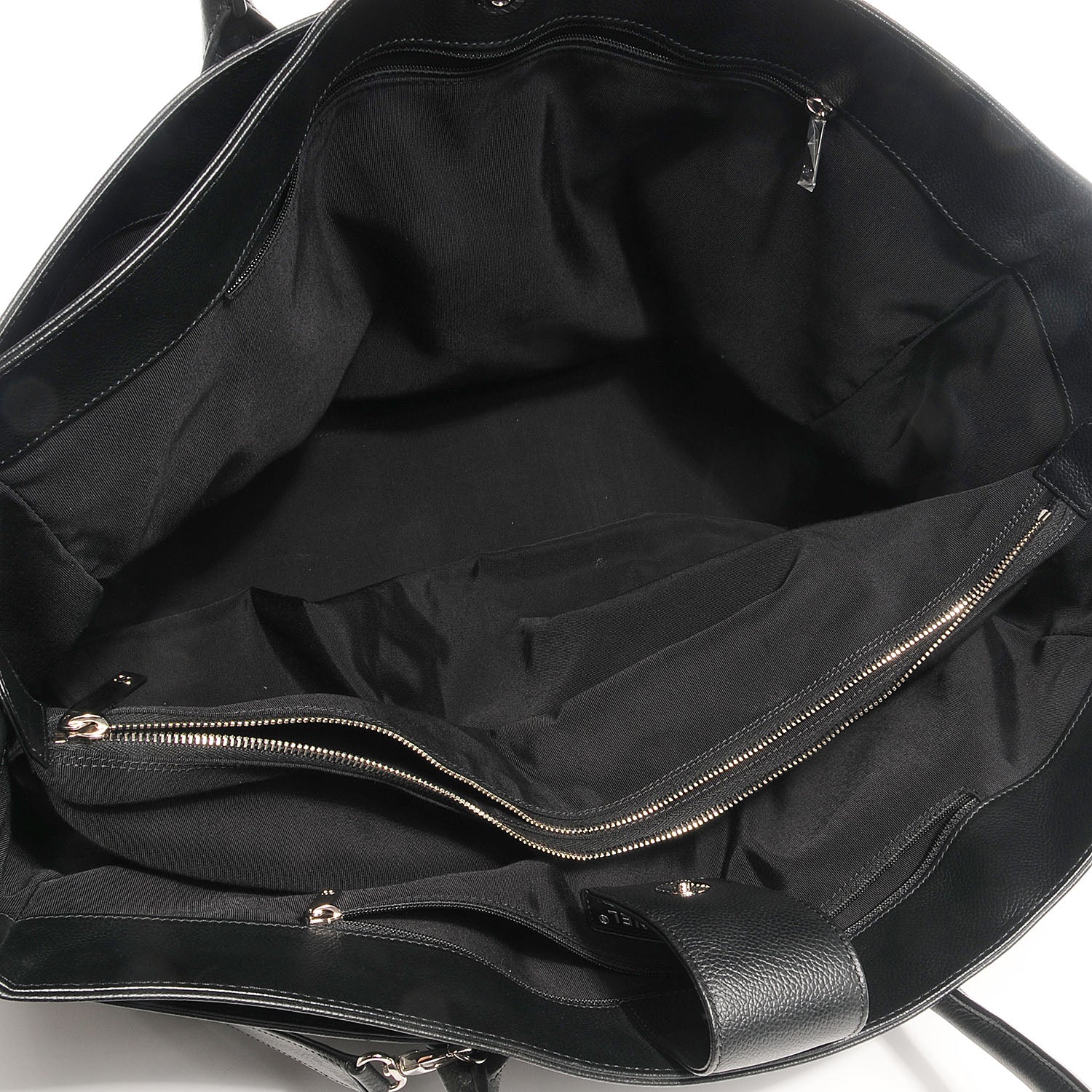 Chanel Calfskin XL Cerf Tote Black 5 of 7