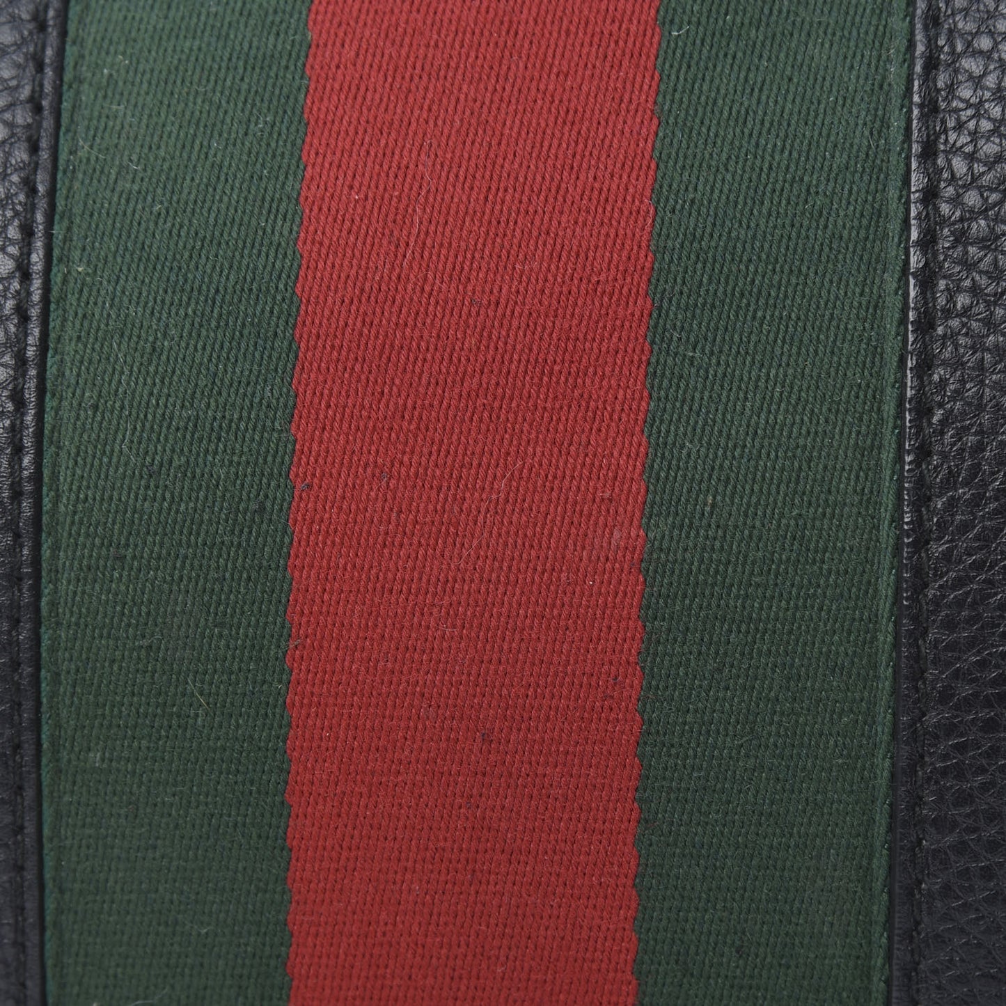 Calfskin Vintage Web Medium Boston Black