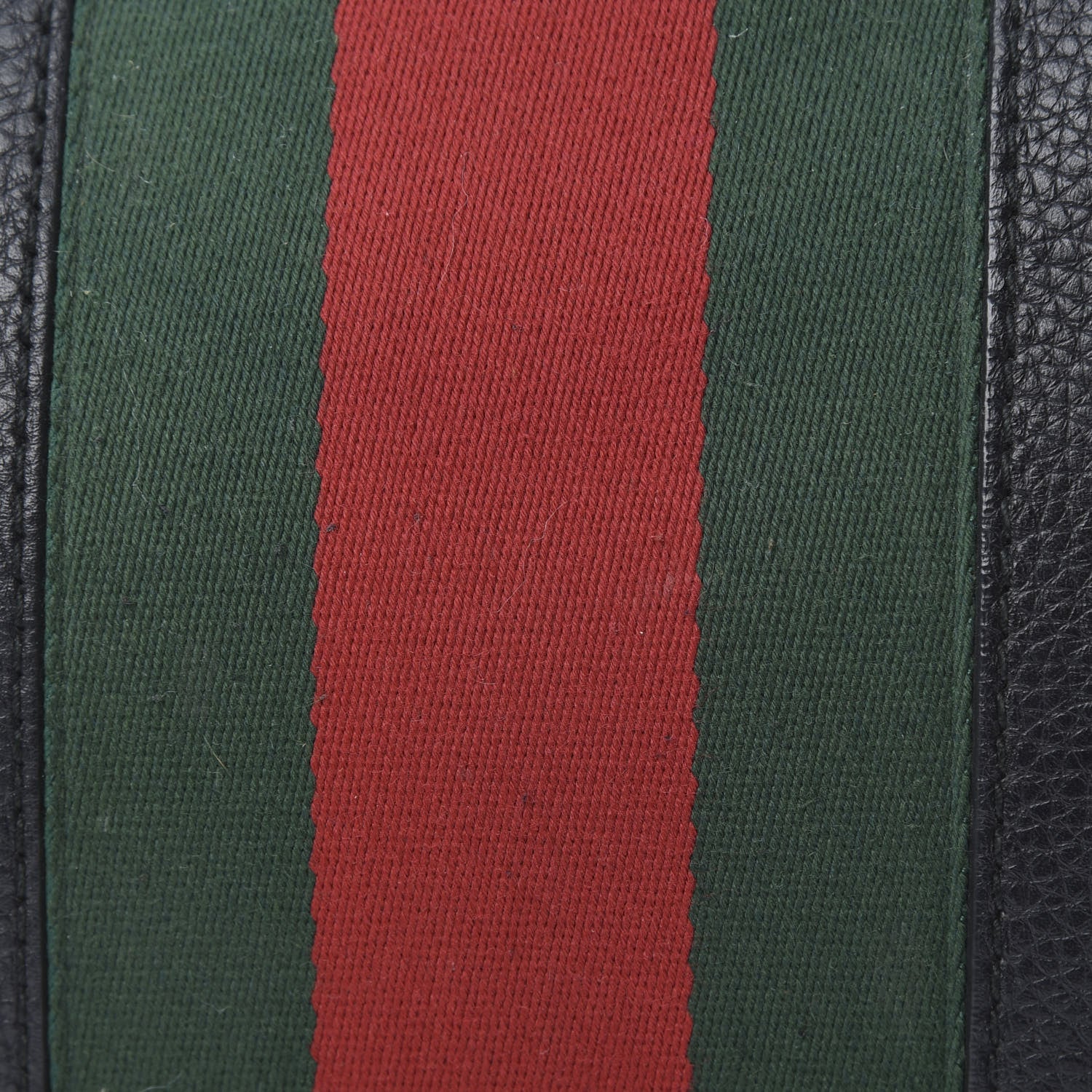 Gucci Calfskin Vintage Web Medium Boston Black 11 of 15