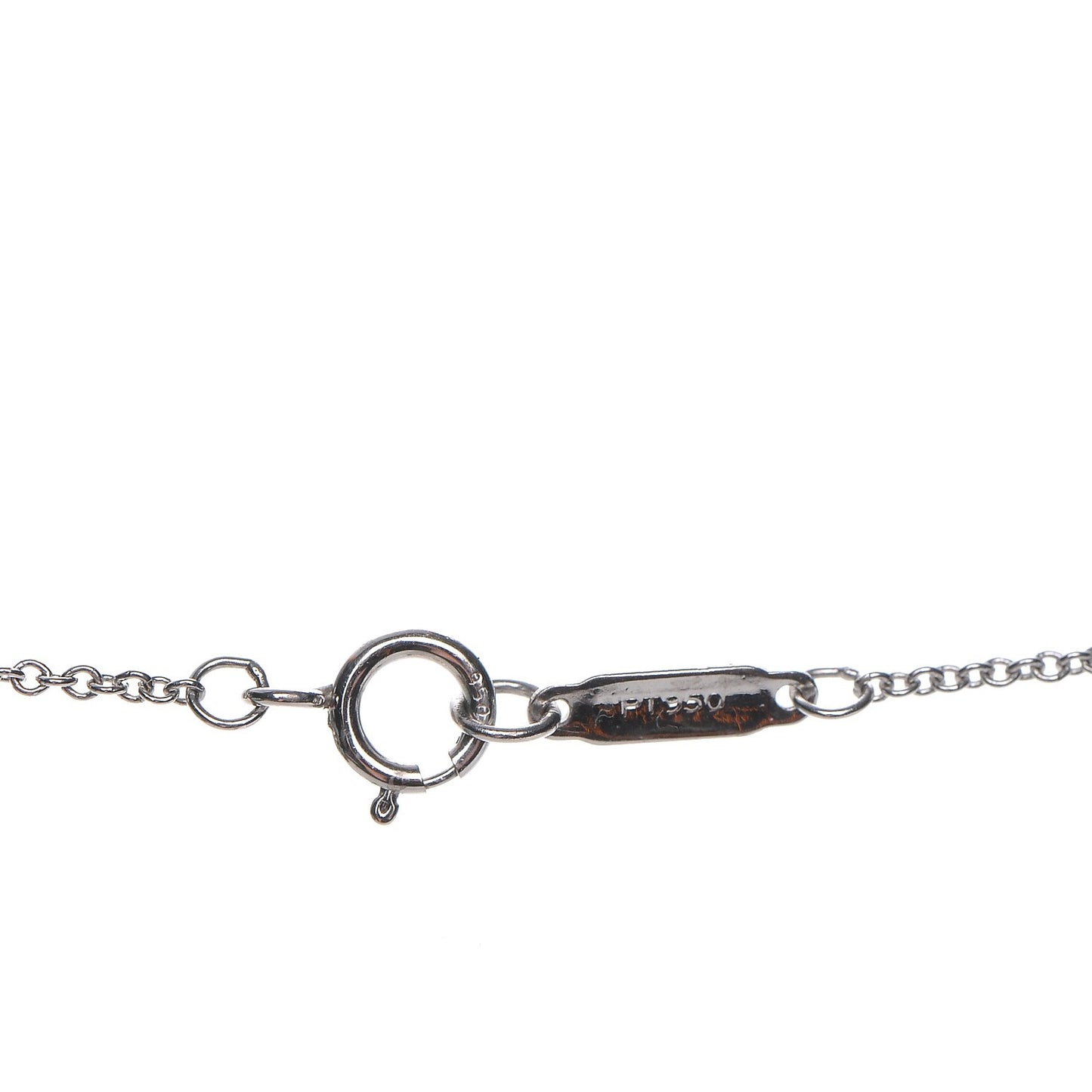Platinum Diamond Small Heart Pendant Necklace
