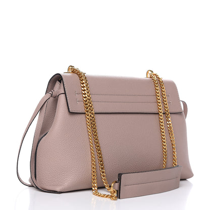 Valentino Garavani Grainy Calfskin VRing Chain Crossbody Bag Poudre 3 of 8