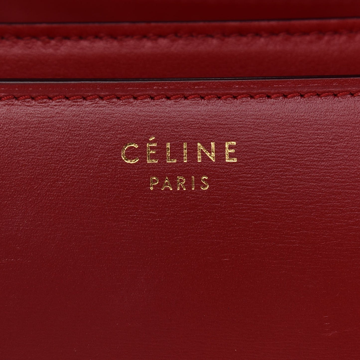 Box Calfskin Medium Classic Box Flap Bag Red