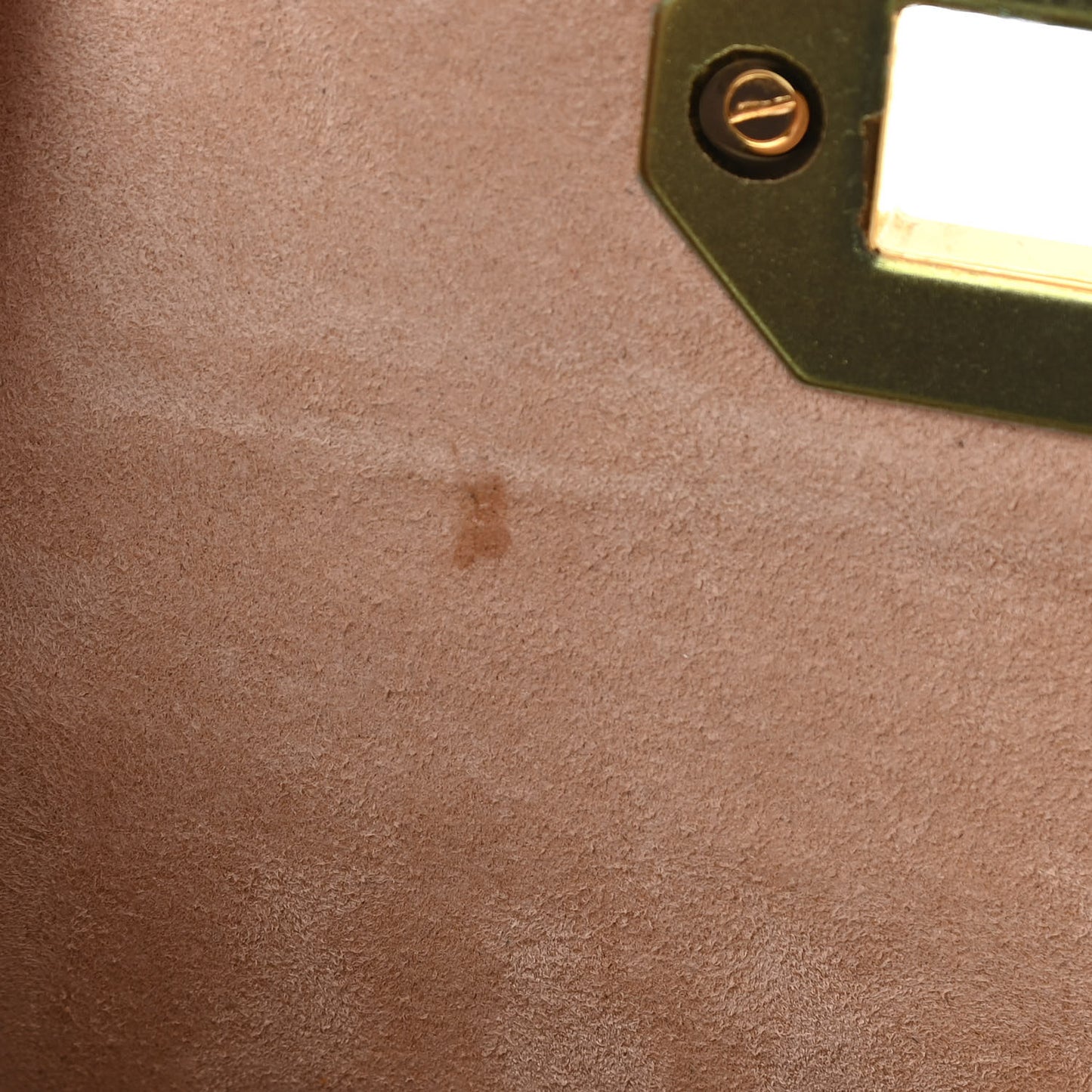 Fine Grain Goatskin Box Shoulder Bag 19 Nude
