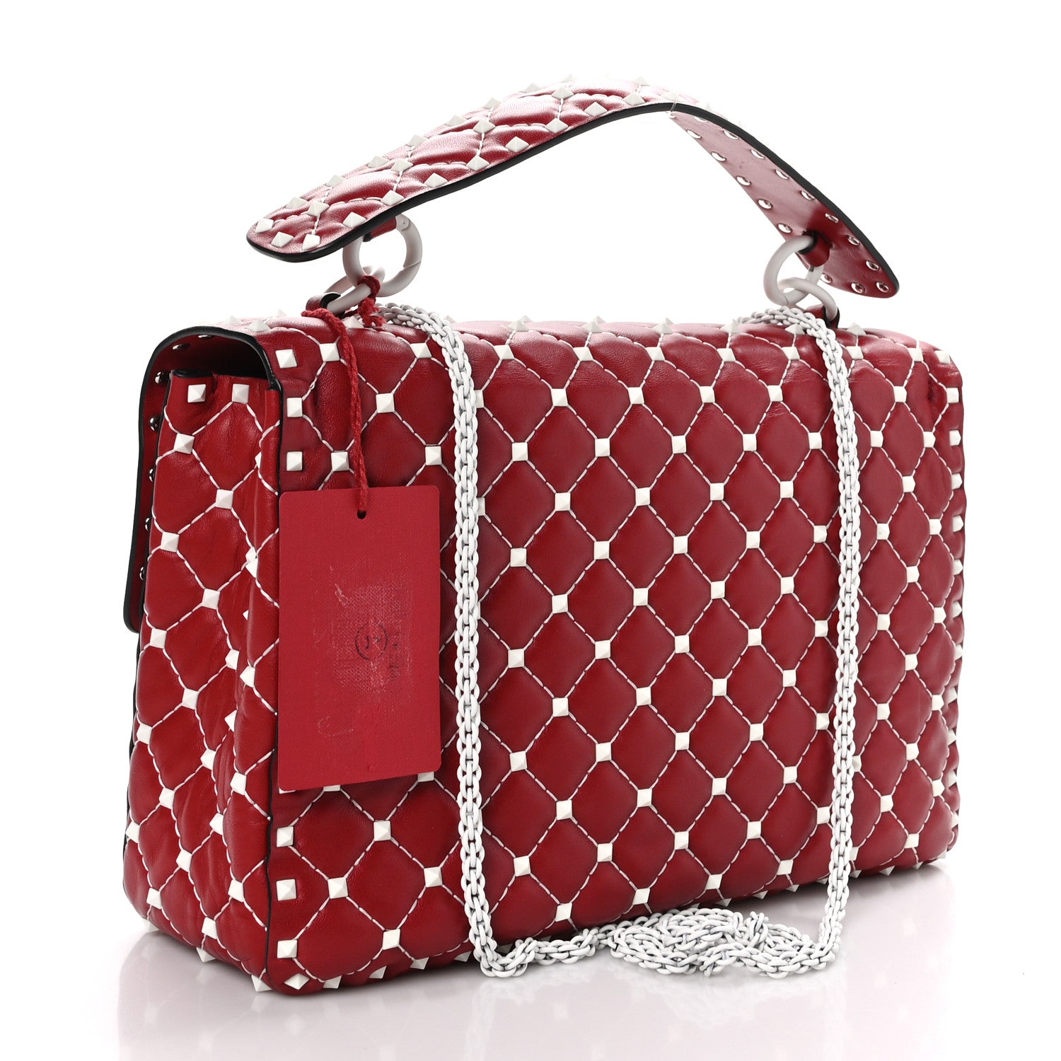 Valentino Garavani Nappa Large Free Rockstud Spike Shoulder Bag Rosso Valentino 3 of 8