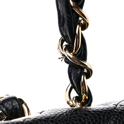 Chanel Caviar Quilted Jumbo Single Flap Black 11 of 11