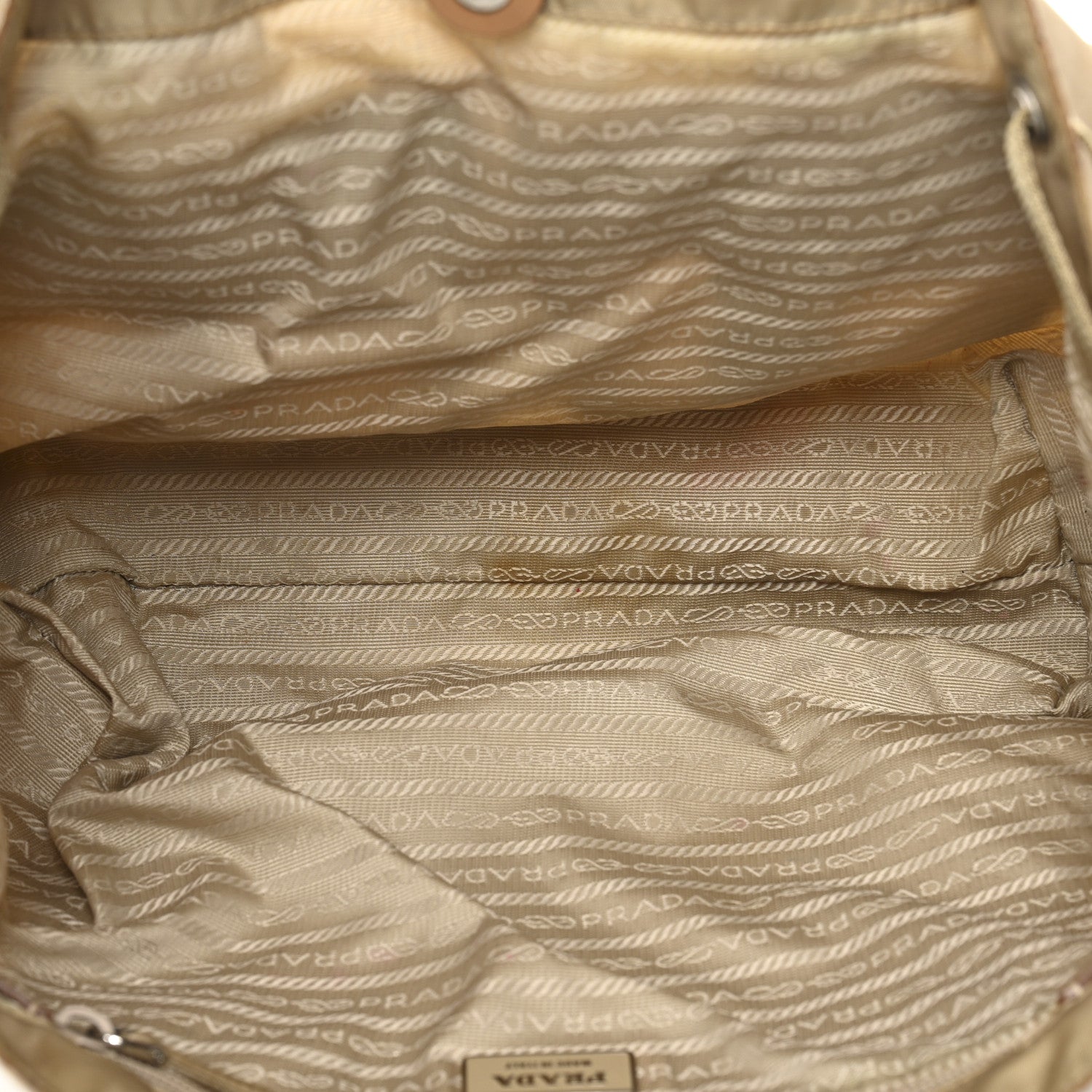 Prada Nylon Vela Shopping Tote Sesamo 5 of 19