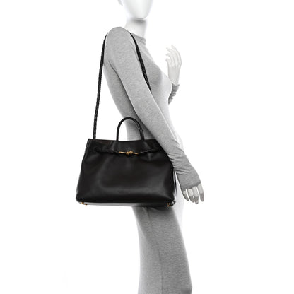 Bottega Veneta Silky Calfskin Medium Andiamo Shoulder Bag Fondant 2 of 10