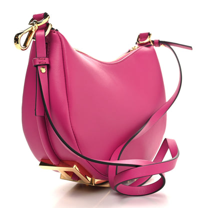 Fendi Vitello Grace Matte Mini Fendigraphy Hobo Bag Ciclamino Pilar 3 of 12