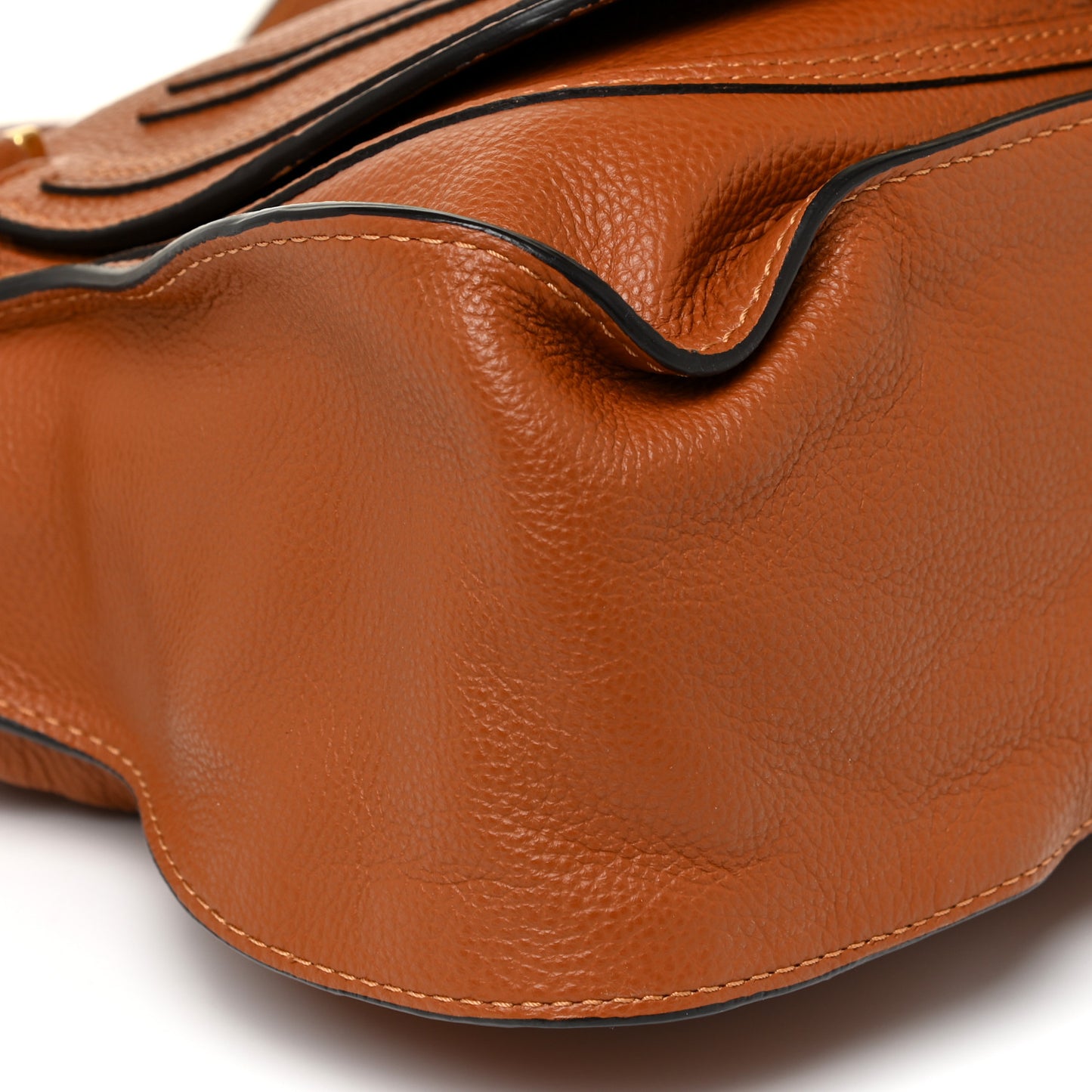 Calfskin Medium Marcie Satchel Tan