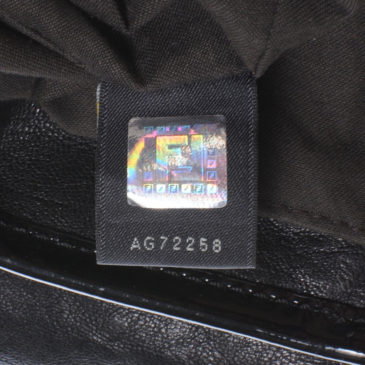 Nappa Patent B Bag Black