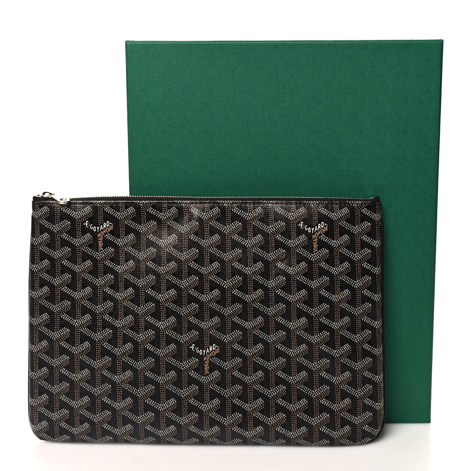 Goyard Goyardine Senat Pochette MM Black 7 of 7