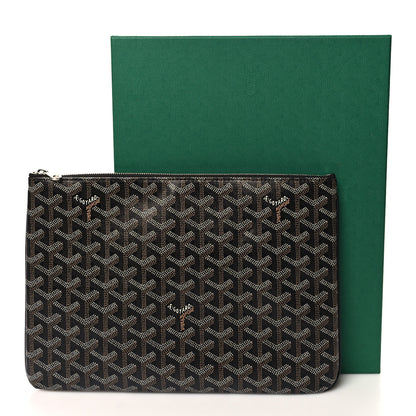 Goyard Goyardine Senat Pochette MM Black 7 of 7