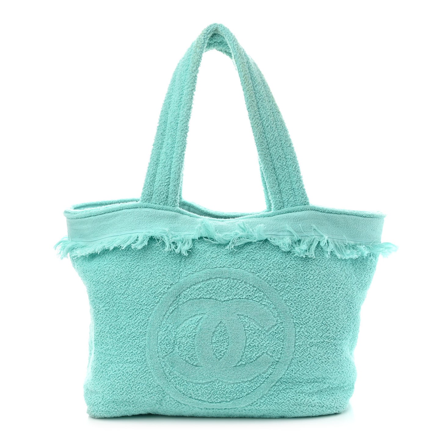 Terry Cotton CC Beach Tote Turquoise
