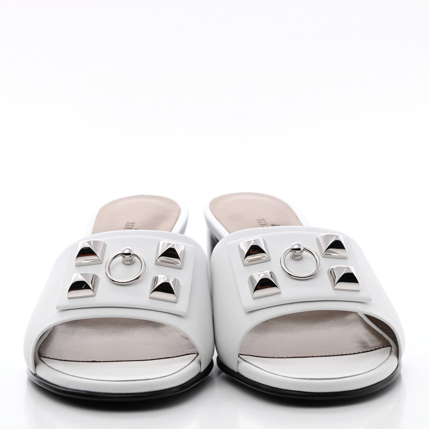 Hermes Calfskin Dreamy Sandals 37 White 2 of 9