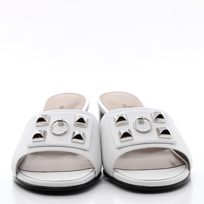 Hermes Calfskin Dreamy Sandals 37 White 2 of 9